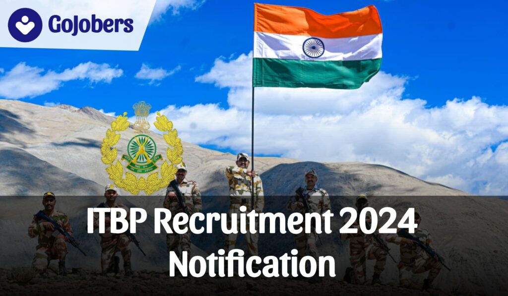 ITBP Recruitment 2024 Notification 