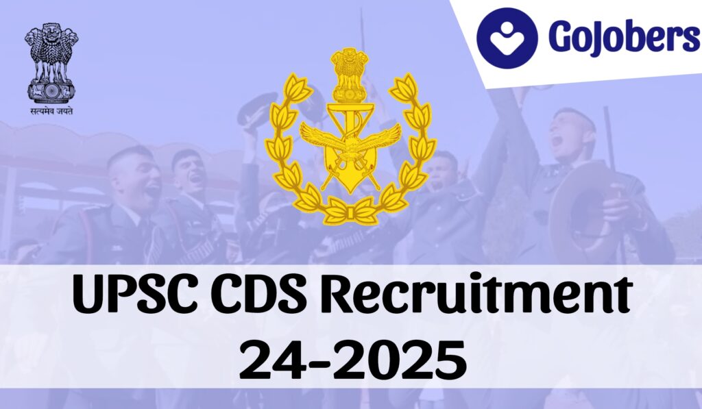 UPSC CDS Recruitment 2025 Notification